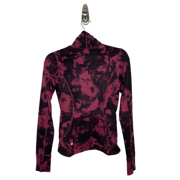 lululemon | Asymmetrical Zip Bhakti Jacket Maroon Black 4 - Picture 5 of 6